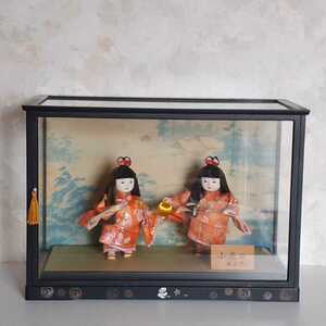 Art hand Auction Japanese doll in glass case Koharubi Hina doll, long-term storage item, Showa retro, doll, Character Doll, Japanese doll, others