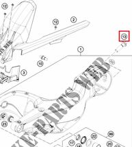 129-K-1◆KTM SUPER DUKE R 1290 チタン合金 スイングアーム ピンチ ボルト, パーツナンバー 61310021000,SUPER DUKE R 1390,BRABUS 1300 R_画像10