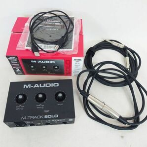 M-AUDIO エムオーディオ M-TRACK SOLO オーディオインターフェース USB 【中古】の画像1