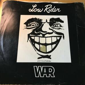 試聴 WAR LOW RIDER 両面NM の画像1