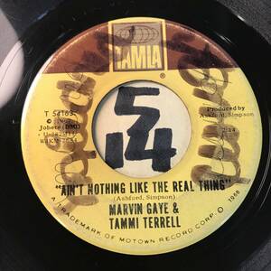 試聴 MARVIN GAYE & TAMMI TERRELL AIN’T NOTHING LIKE THE REAL THING 両面VG++ SOUNDS EX+ /タムラ・モータウン・ストラット