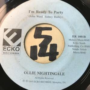 試聴 OLLIE NIGHTINGALE I’M READY TO PARTY 両面VG++の画像1