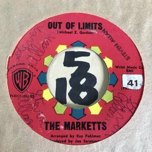 試聴 THE MARKETTS OUT OF LIMITS 両面EX 