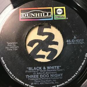 試聴 THREE DOG NIGHT BLACK & WHITE EX+ 