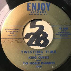 試聴 KING CURTIS AND THE NOBLE KNIGHTS TWISTING TIME VG++ SOUNDS EX 