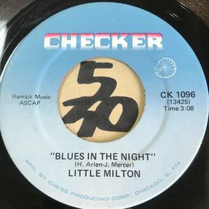 試聴 B面も聴き逃せない LITTLE MILTON BLUES IN THE NIGHT / BLIND MAN 両面NM 