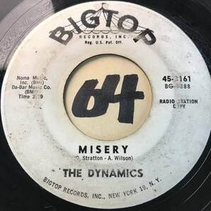 試聴 63年MOD R&B45 THE DYNAMICS I’M THE MAN / MISERY (ザ・フー「ZOOT SUIT」元ネタ) 両面VG(+) SOUNDS VG+ の画像1