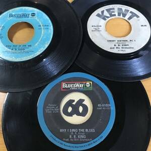 *** audition special price B. B. KING 7 -inch 3 pieces set *** postage 305 jpy other commodity .. including in a package shipping / together transactions un- possible 