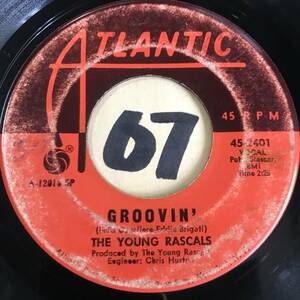 試聴 THE YOUNG RASCALS GROOVIN’ 両面VG++ SOUNDS EX ジャッキー・ミットー/ブッカーT＆MG’S/山下達郎カヴァー