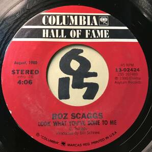 試聴 BOZ SCAGGS LOOK WHAT YOU’VE DONE TO ME 両面NM の画像1