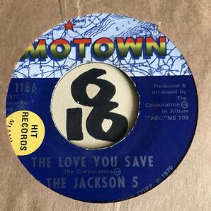 試聴 THE JACKSON 5 THE LOVE YOU SAVE / I FOUND THAT GIRL 両面NMの画像1