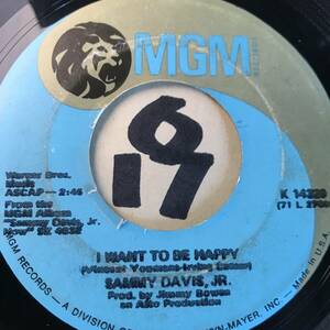 試聴 SAMMY DAVIS JR. I WANT TO BE HAPPY EX 