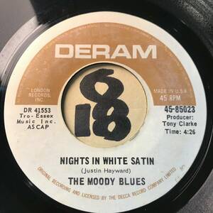 試聴 THE MOODY BLUES NIGHTS IN WHITE SATIN EX+ 