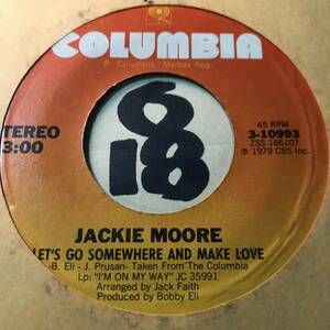 試聴 サンバ・ソウル JACKIE MOORE LET’S GO SOMEWHERE AND MAKE LOVE NM 