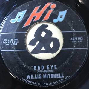 試聴 メンフィス・インスト・ロック WILLIE MITCHELL SUGAR T / BAD EYE (ROCK ’N ROLL) 両面EXの画像2