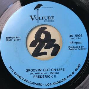 試聴 新品 FREDERICK II GROOVIN’ OUT ON LIFE 1971レゲエ/ジョニー・ナッシュ・オマージュ/摩耗性の低いヴァイナル・プレス。