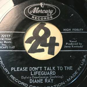 試聴 DIANE RAY PLEASE DON’T TALK TO THE LIFEGUARD 両面VG++ 