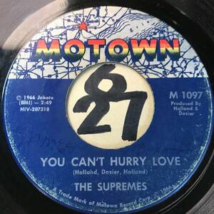  прослушивание THE SUPREMES YOU CAN*T HURRY LOVE.. ....VG+ SOUNDS VG++