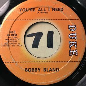 試聴 BOBBY BLAND YOU’RE ALL I NEED EX+ の画像1