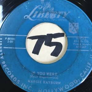 試聴 MARGIE RAYBURN IF YOU WERE 両面VG+