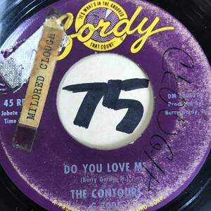 試聴 THE CONTOURS DO YOU LOVE ME 両面VG(+) SOUNDS VG++ 