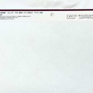 4月始まり 大きいサイズ フラワー カラー 2024年 壁掛けカレンダー A3の画像6