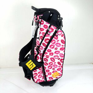 1円★限定カラー★LOUDMOUTH ラウドマウス LM-CB0021 8.5型 スタンドキャディバッグ Kissies White（243）キスホワイト★の画像3