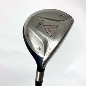 1円/中古★Taylor Made テーラーメイド V-STEEL 初代Vスチール #3フェアウェイ 15° 42.75インチ オリジナルカーボンシャフト(R)★の画像1