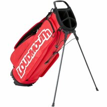 1円★ラウドマウス　LM-CB0019 8.5型 スタンド キャディバッグ　Red（994）レッド ★Loudmouth ビッグロゴ仕様★_画像2