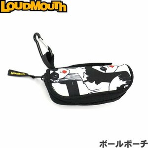 ★LOUDMOUTH ラウドマウス LM-BC0005 ボールポーチ RetroBeauties（371）ボール3個収納 ボールケース★送料無料★