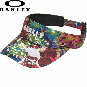 ★OAKLEY オークリー SKULL スカル GRAPHIC VISOR 24.0 ゴルフ サンバイザー 01F（MOSAIC-PRINT） FOS901708★送料無料★日本仕様★