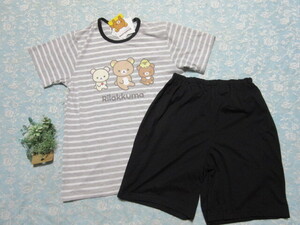 * new goods [160] Rilakkuma! border T-shirt * short pants pyjamas * free shipping 
