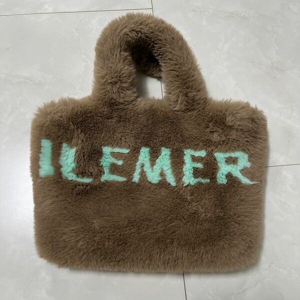 ILEMER イルメール　ファーバッグ　ブラウン