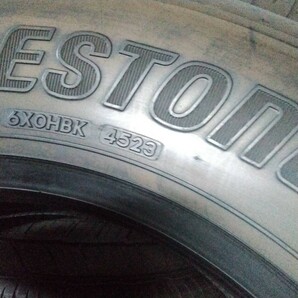 ★極良品★ブリヂストン 23年製 トラック用冬タイヤ 6本セット 205/80R17.5 BRIDGESTONE Ｗ989 ［106］の画像10