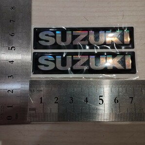 スズキステッカー ２枚セット 立体ステッカー カーステッカー バイクステッカー SUZUKIステッカー SUZUKI 車ステッカーの画像2