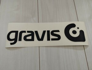 グラビスステッカー　gravis サーフィン　スノーボード　グラビス　大きいサイズ　横乗り