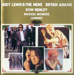 J00015694/●コンサートパンフ/ヒューイ・ルイス&ザ・ニュース「Huey Lewis＆The News Brayan Adams Don Henley Michael Monroe Loudness