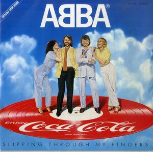 C00199979/EP/アバ(ABBA)「Slipping Through My Fingers (1981年・PD-105・ピクチャーレコード・委託制作盤・ノヴェルティ・非売品・コカ
