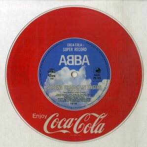 C00199979/EP/アバ(ABBA)「Slipping Through My Fingers (1981年・PD-105・ピクチャーレコード・委託制作盤・ノヴェルティ・非売品・コカの画像4