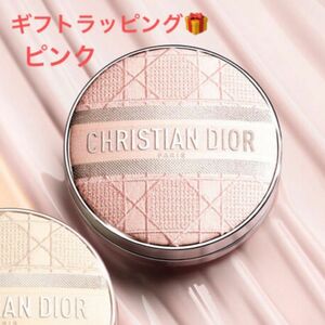 新品未使用！ディオール　クッション　ケース　カナージュ　ピンク　限定品　ファンデ　dior ファンデーション　ケースのみ