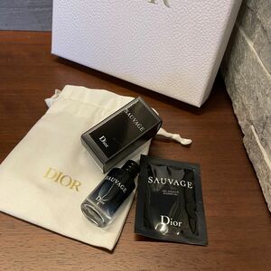 新品未使用！Dior ソバージュ　オードトワレ　シャワージェル　ミニボトル　10ml 国内正規品