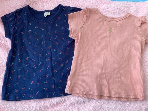 プティマイン 80 半袖Tシャツ2枚