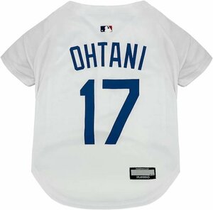 【Sサイズ】MLBオフィシャル 大谷翔平 ネーム入 ロサンゼルスドジャース ユニフォーム ペット用 LA Dodgers Dog&Cat Mesh Jersey