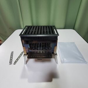 【中古】笑's コンパクト焚き火グリルB-6君 ハードロストル グリルプレート 