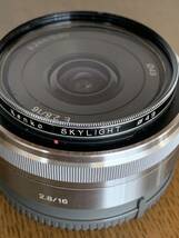 中古品 ソニー SONY 単焦点レンズ APS-C E16mm F2.8 α [Eマウント用] 純正レンズ SEL16F28_画像6