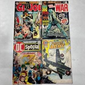 a0414-17.洋書 アメコミ DC specidl GI JOE FIGHTIN ARMY 他 まとめ CHARLTON COMICS DC comics 当時物 レア military rtro American