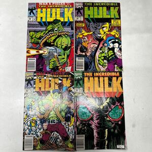 a0416-3.アメコミ THE INCREDIBLE HULK 4冊 ハルク MARVEL マーベル American COMICS 当時物 レア Collection