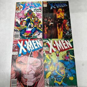 a0416-14.アメコミ X-MEN 4冊 エックスメン MARVEL マーベル American COMICS 当時物 レア Collectionの画像1