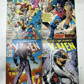 a0416-13.アメコミ THE UNCANNY X-MEN 4冊 エックスメン MARVEL マーベル American COMICS 当時物 レア Collectionの画像1