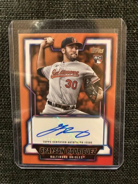 Topps Japan Edition RC Grayson Rodriguez 直筆サイン auto ルーキー